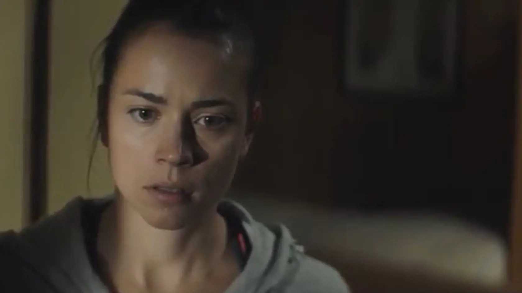 Gabika Marcinková vo filme Dôverný nepriateľ.