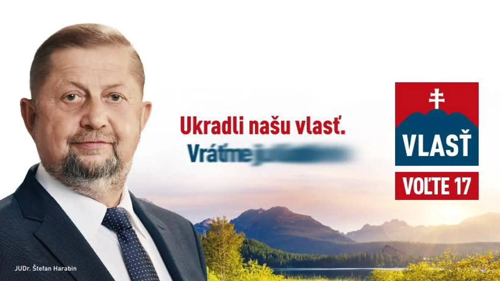 Slota povedal, že voliť by mali ľudia Štefana Harabina.
