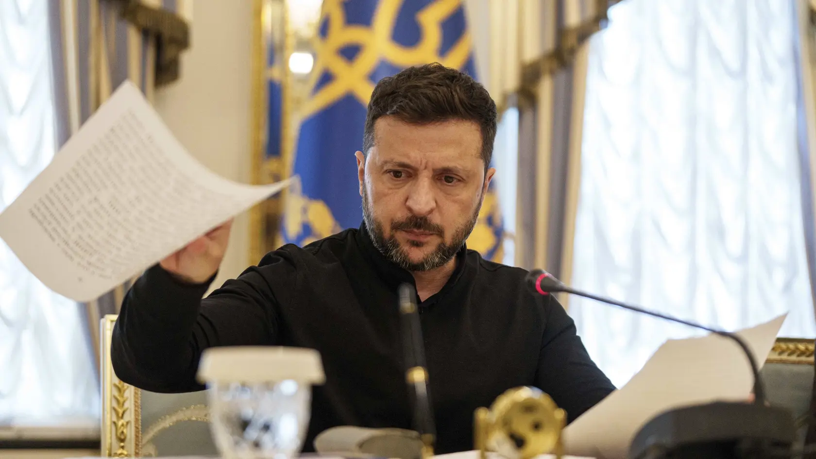 Ukrajinský prezident Volodymyr Zelenskyj.