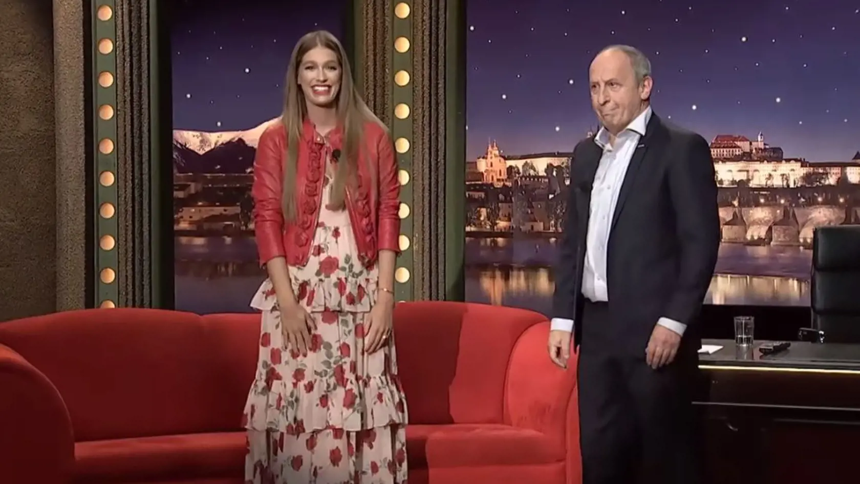 Jasmina v šou Jana Krausa.