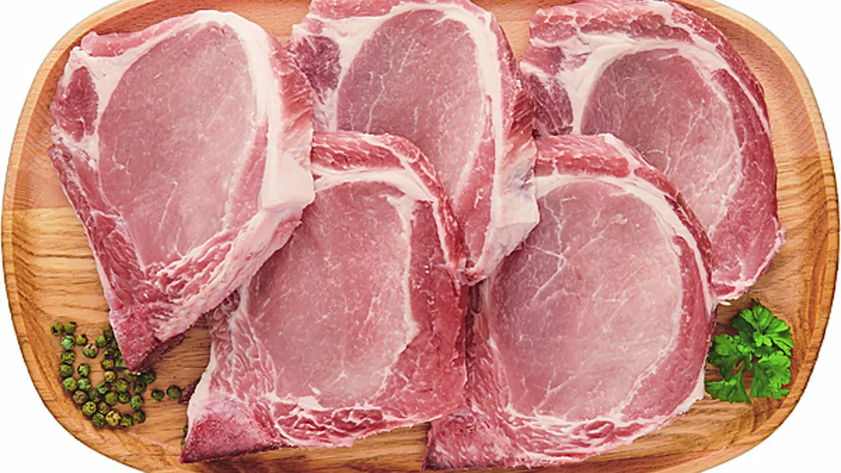 Bravčové kotlety z karé, 700 g, zľava 16 %, cena po zľave za balenie 4,19 eura.