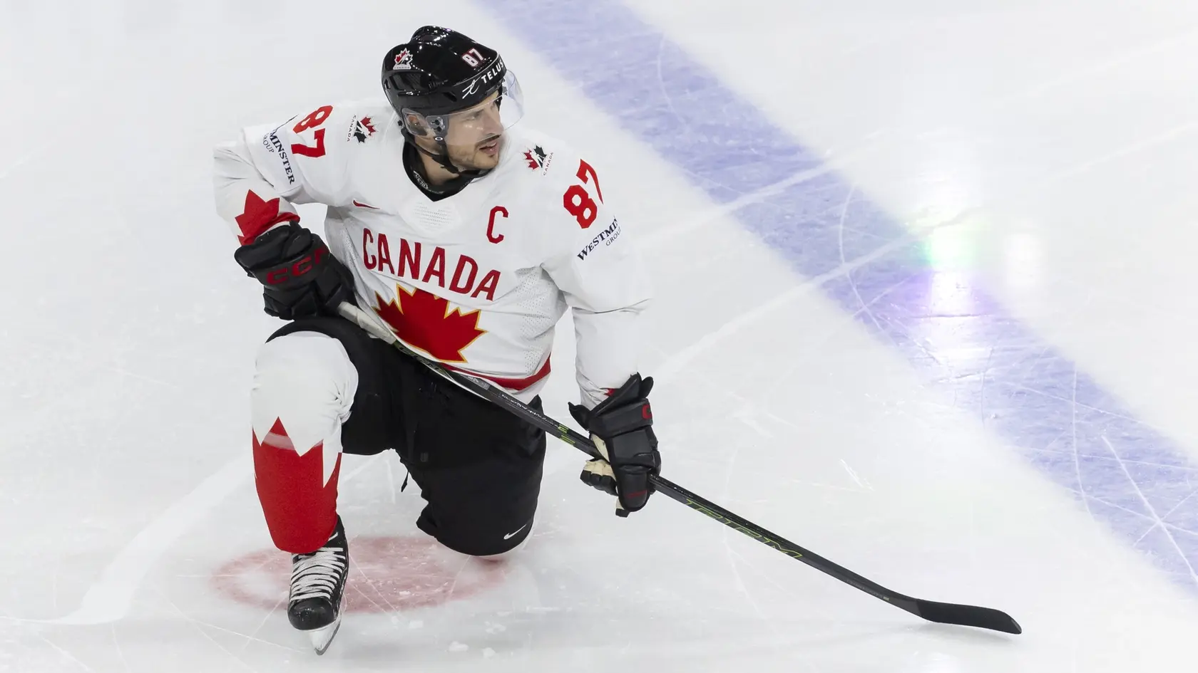 Na snímke je Sidney Crosby.