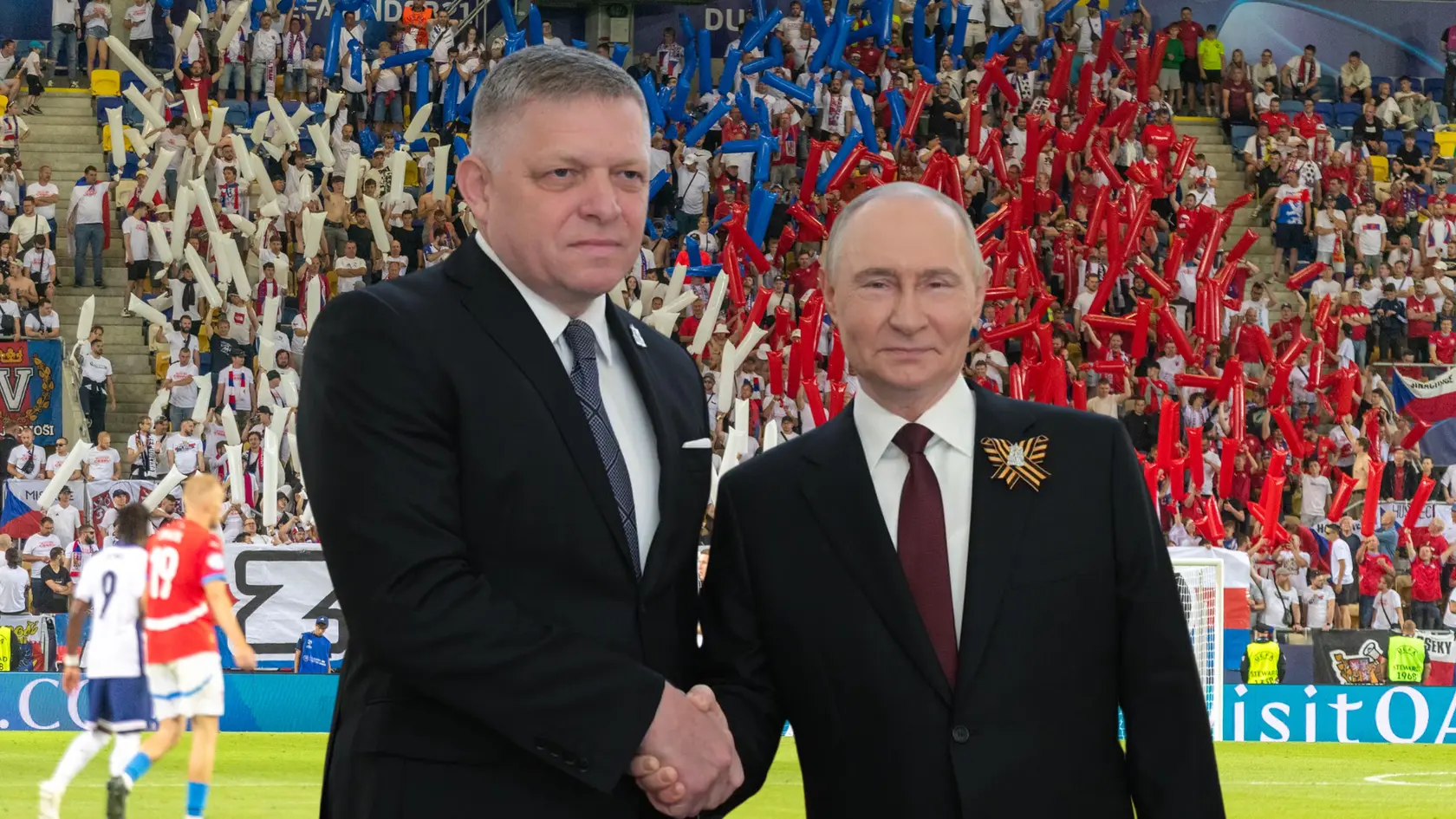 Na Roberta Fica a Vladimira Putina nadávali zahraniční fanúšikovia počas ME do 21 rokov.