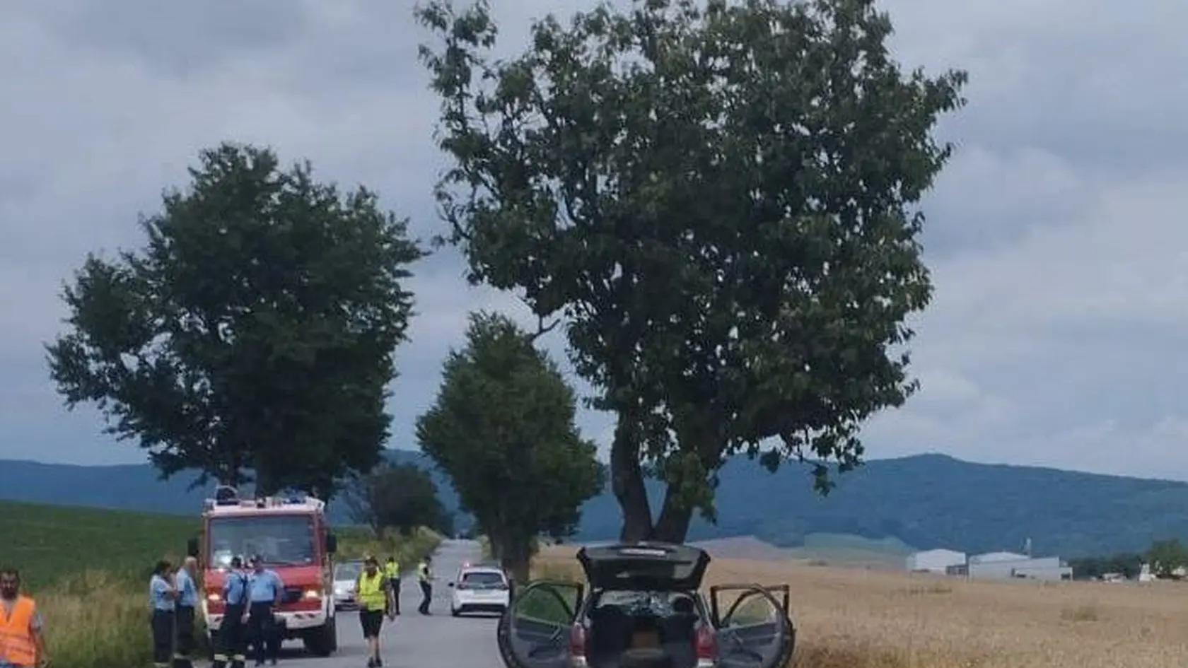 Dopravná nehoda, Ražňany, 25.7.2025.(ilustračné foto)