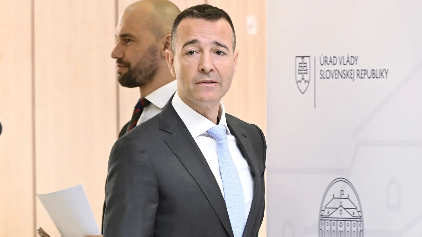 Na snímke minister školstva, výskumu, vývoja a mládeže SR Tomáš Drucker (Hlas-SD).