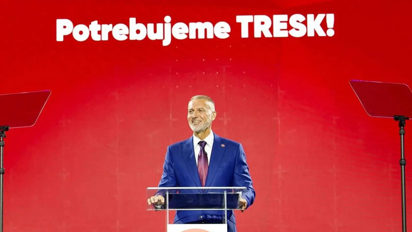 Šéf parlamentu Richard Raši na sneme strany Hlas v Poprade 21.júna 2025.