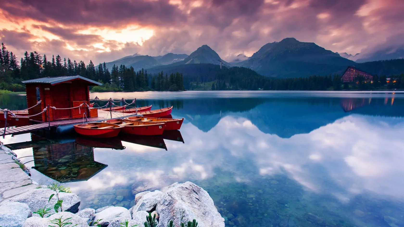 Štrbské pleso.