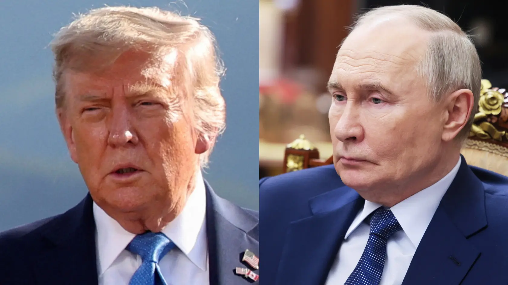 Donald Trump a Vladimir Putin.