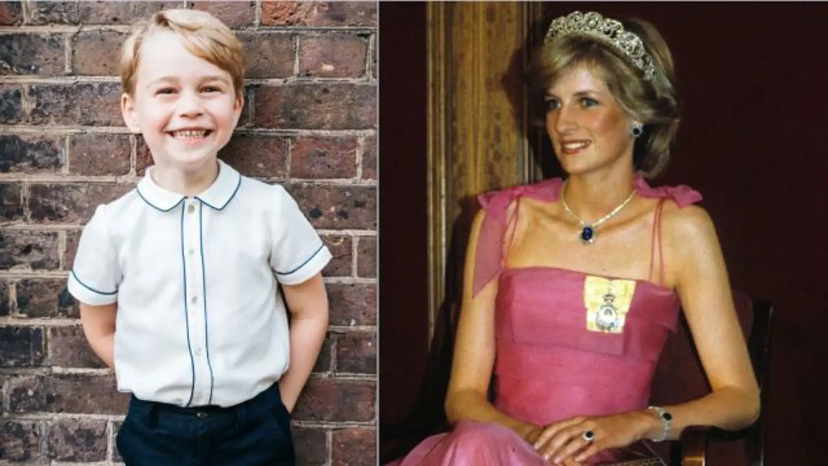 Princ George, princezná Diana