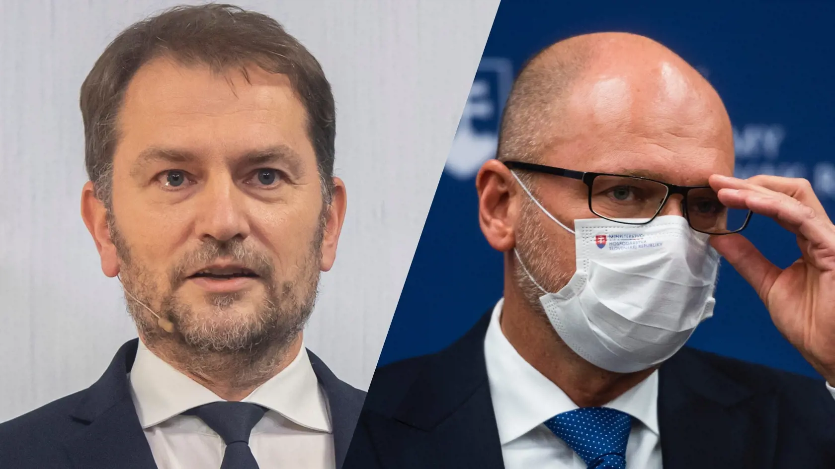 Minister Richard Sulík a minister Igor Matovič