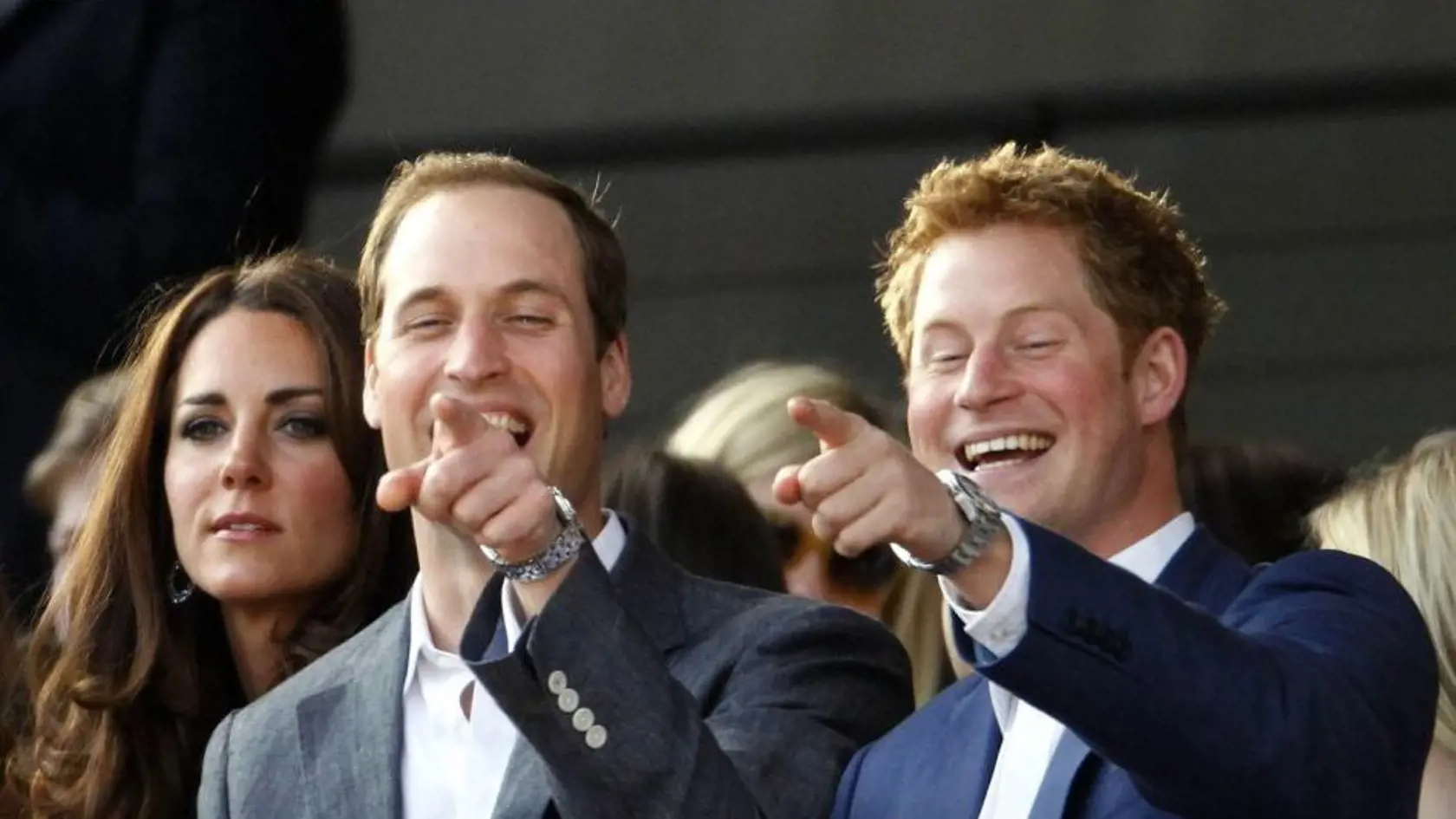 Kate Middleton, princ William a princ Harry