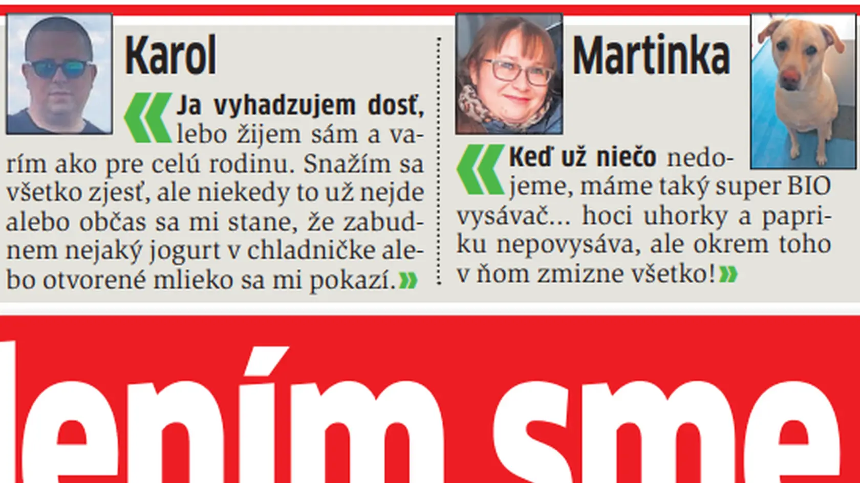 Anketa: Ako bojujete proti plytvaniu potravín?