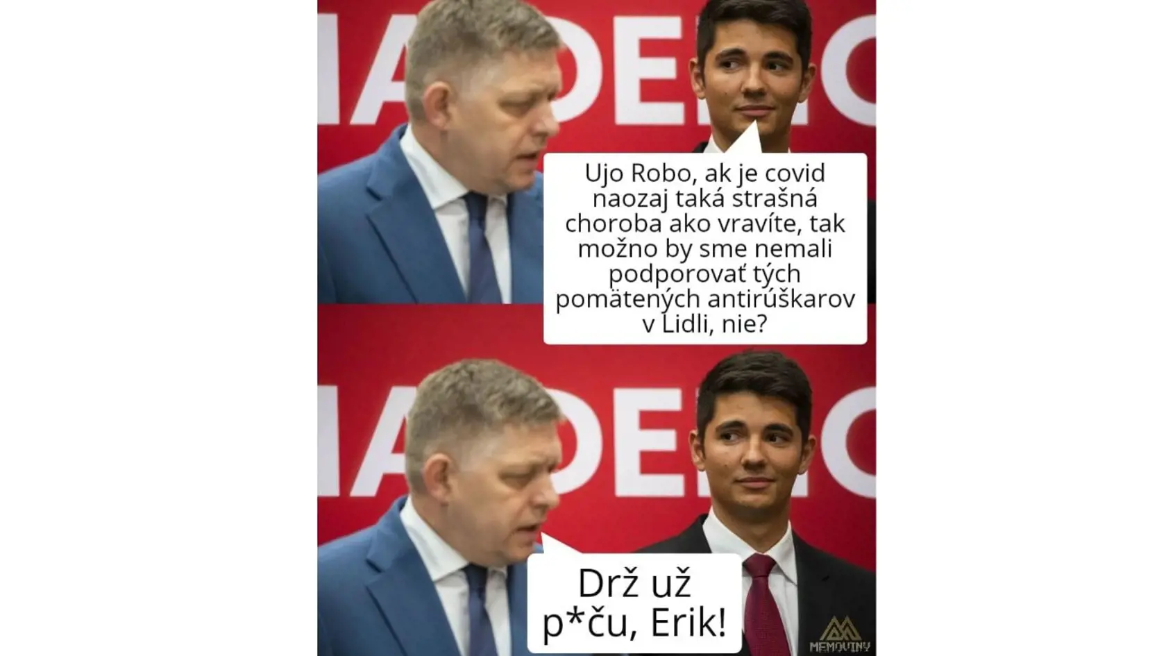 Šéf Smeru Robert Fico na chate svojim kamarátom prezradil aj to, že prekonal Covid: „Strašná choroba, strašná. A pritom, nemal som ťažký priebeh, ja som normálnu chrípku mal.“ Na chatu chodil aj Robert Kaliňák. Fico sa vraj takto zhováral s jeho synovcom Erikom Kaliňákom.