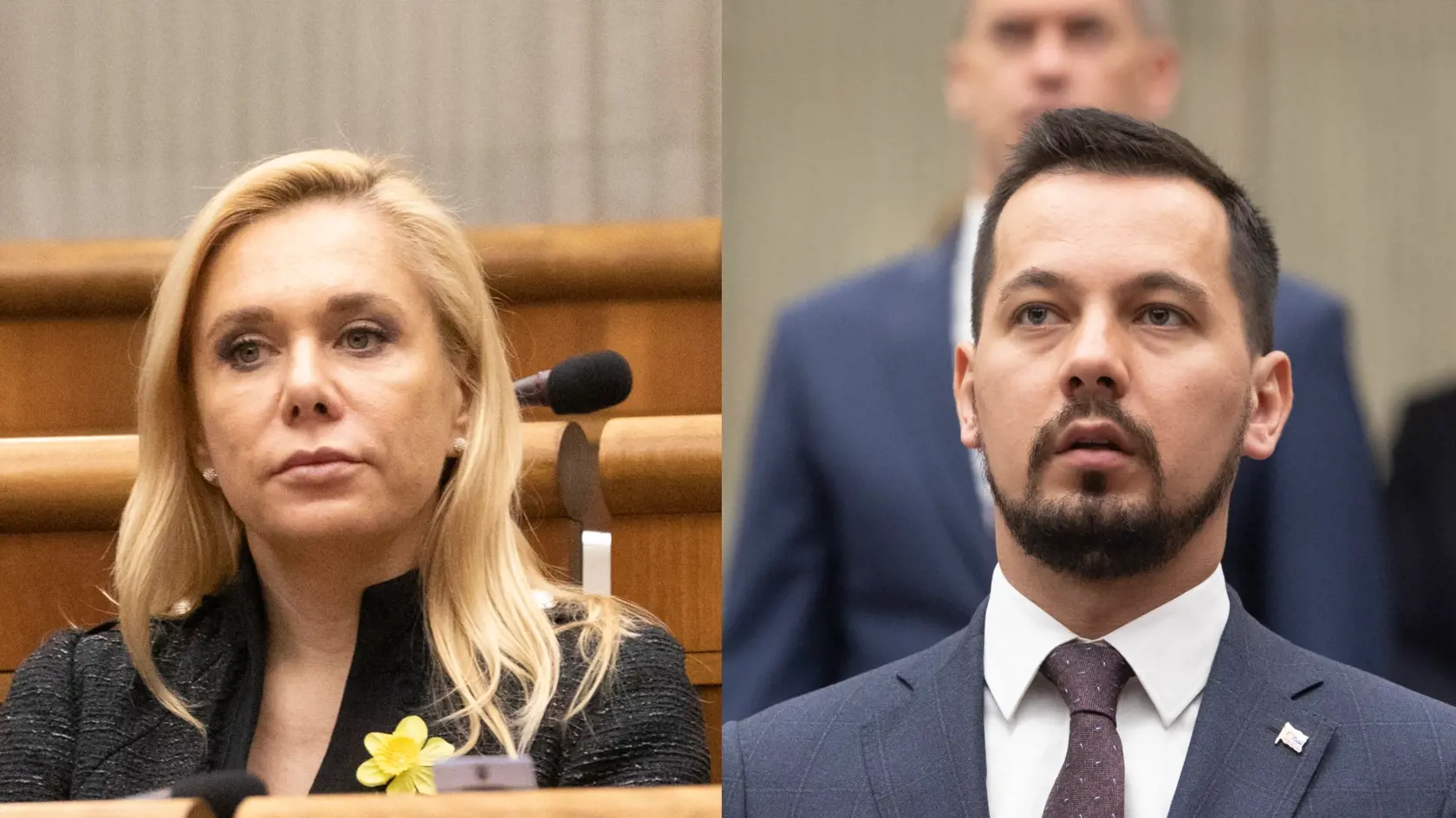 Nezaradení poslanci Saková a Šeliga.