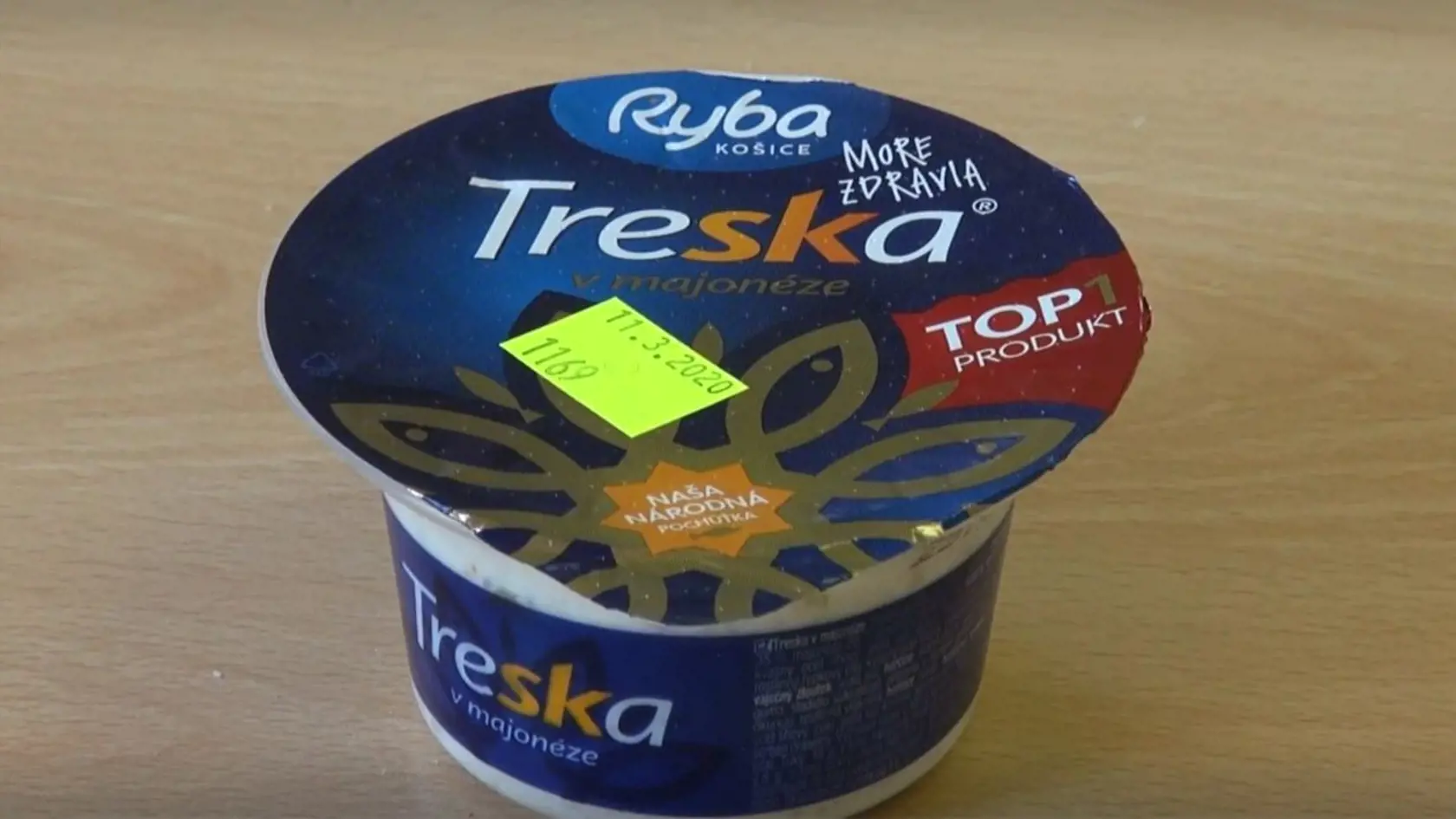 Treska v majonéze od výrobcu Ryba Košice skončila na 9. mieste.