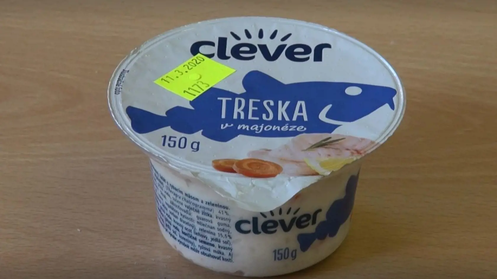 Treska v majonéze od výrobcu Clever skončila na 4. mieste.