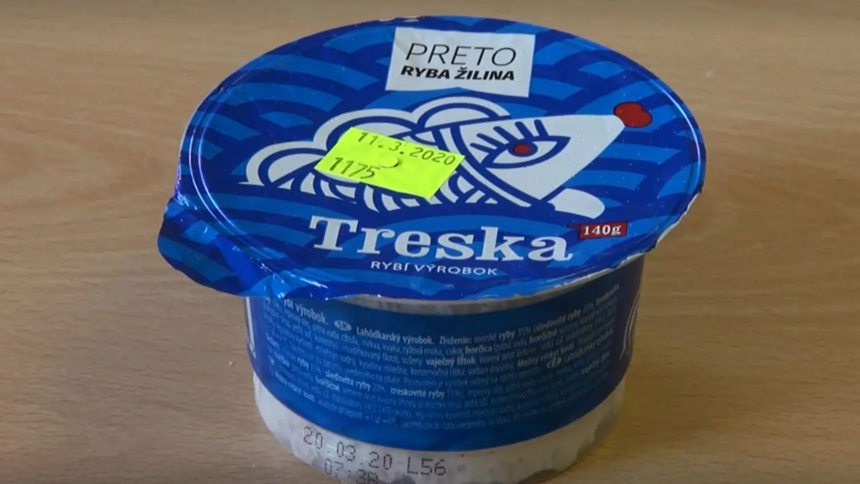 Treska v majonéze od výrobcu Preto Ryba Žilina skončila na 10. mieste.