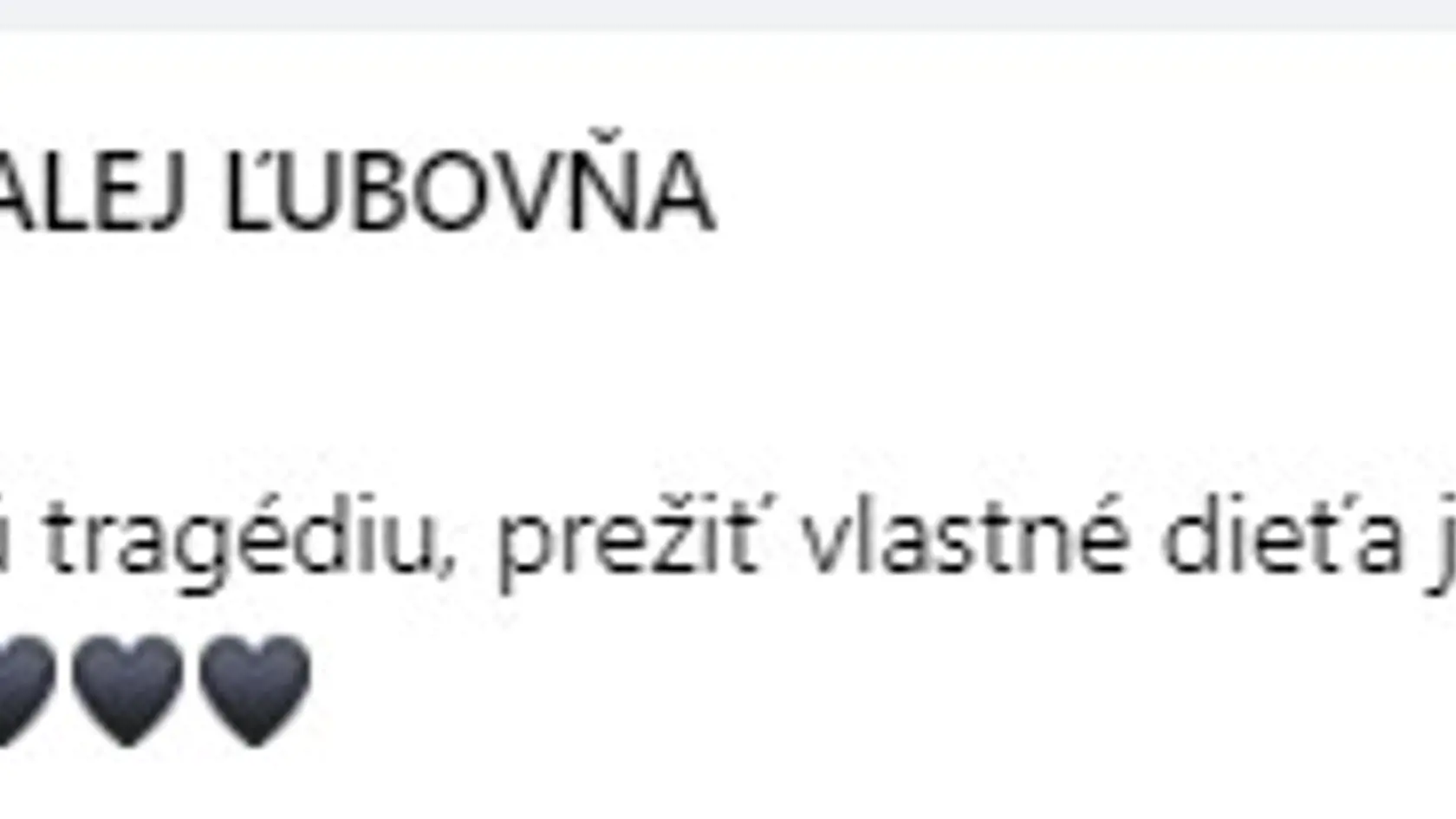 Bolestivé slová otca zosnulej Lucky - primátora mesta Stará Ľubovňa.