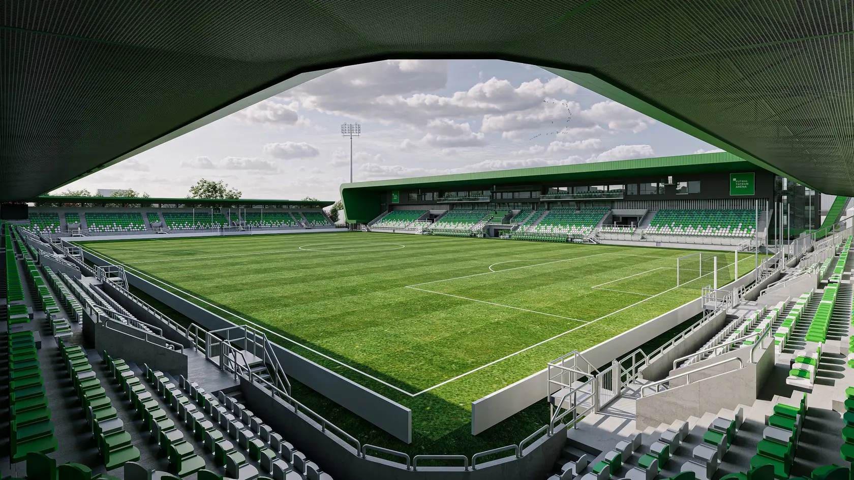 Futbal Tatran Aréna v Prešove.