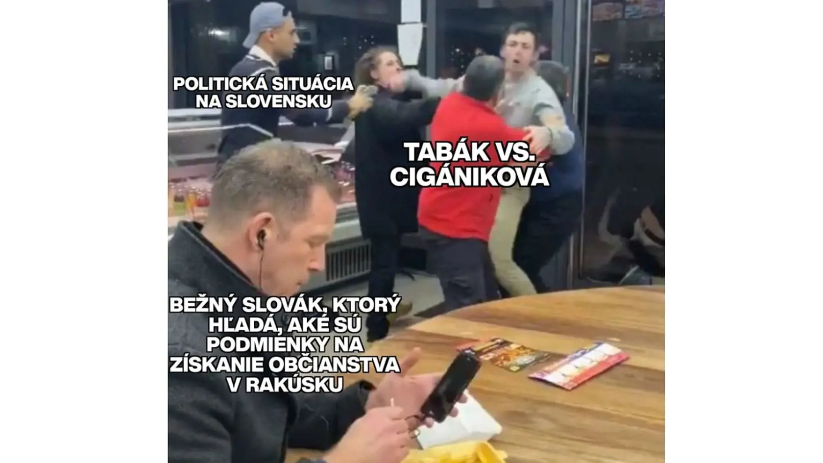 Takto podľa humoristov vnímajú Slováci dianie v krajine a bitku Romany Tabák a Jany Bittó Cigánikovej.