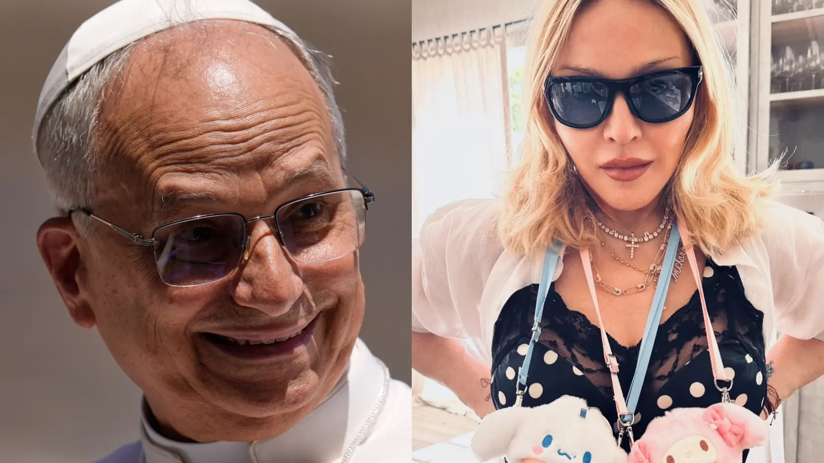Pápež a Madonna sú príbuzní. 