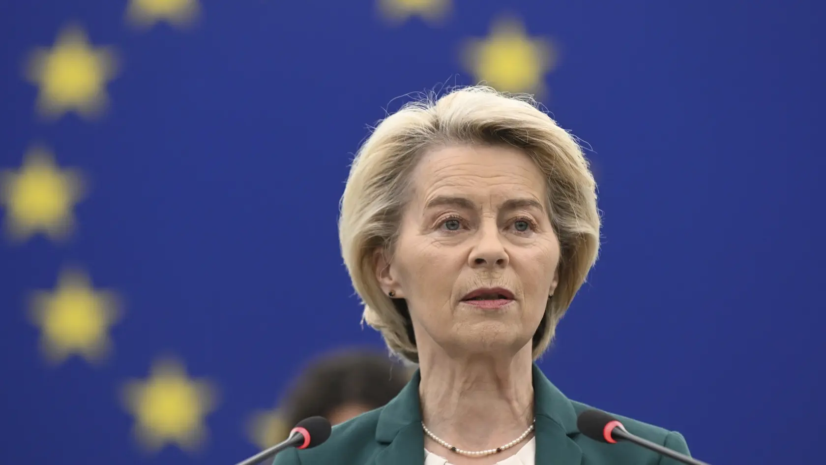 Na snímke predsedníčka Európskej komisie Ursula von der Leyenová.