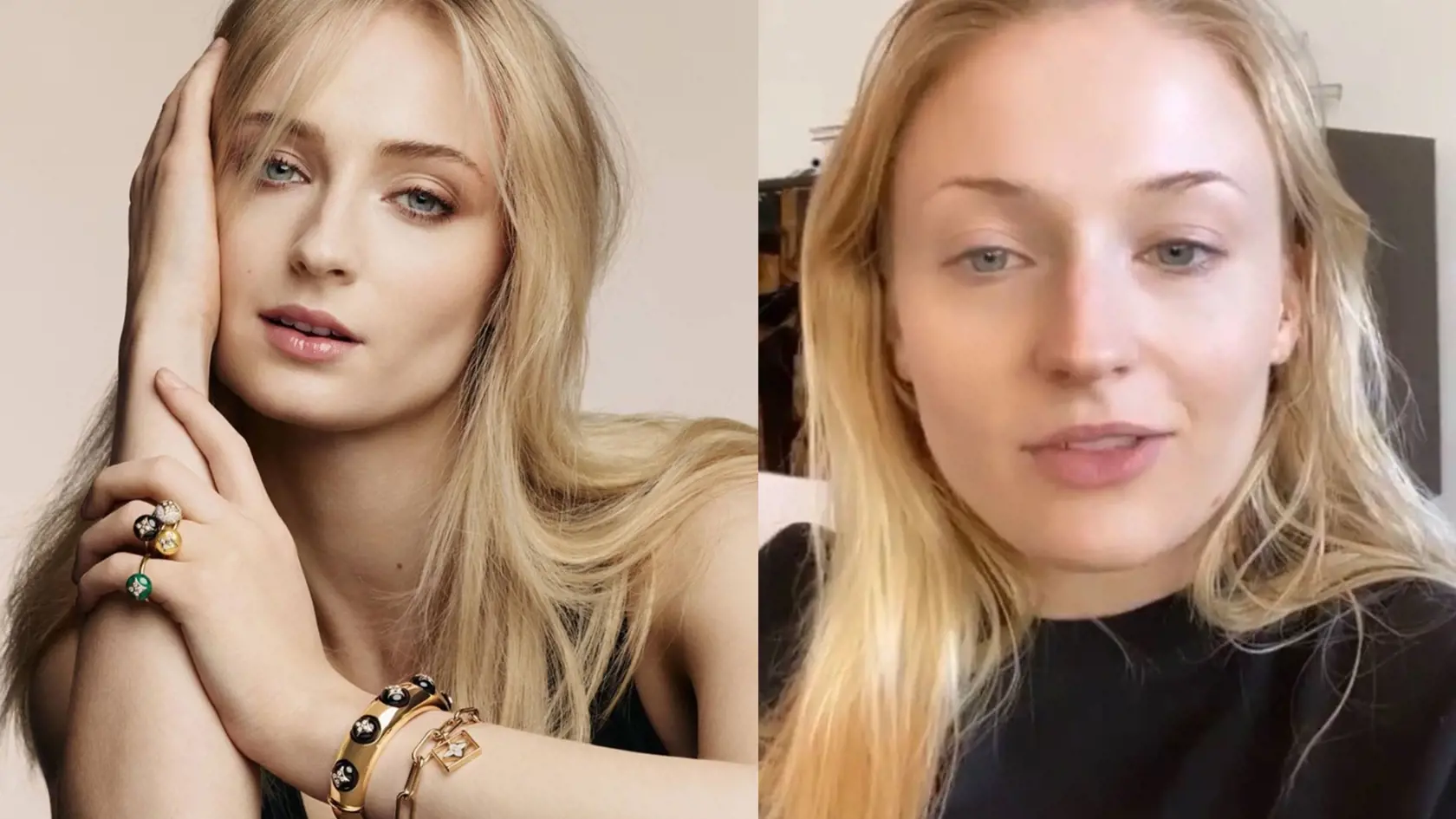 Sophie Turner sa bez mejkapu na hollywoodsku hviezdu vôbec nepodobá.