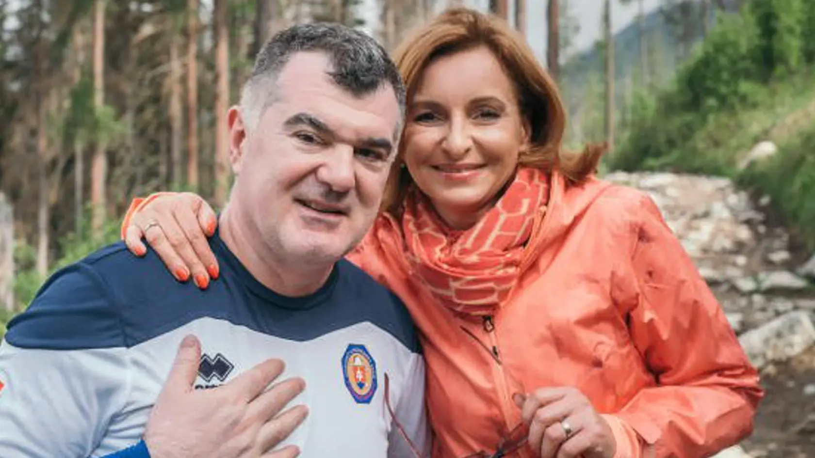 Danica Nejedlá s manželom Alexandrom.