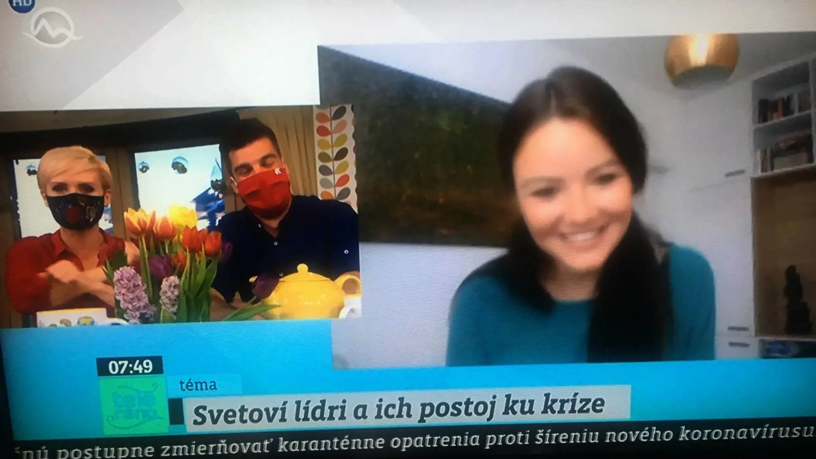 Markizácka redaktorka Ivana Miklánková.