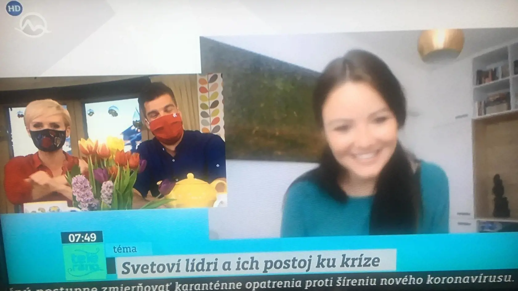 Markizácka redaktorka Ivana Miklánková.