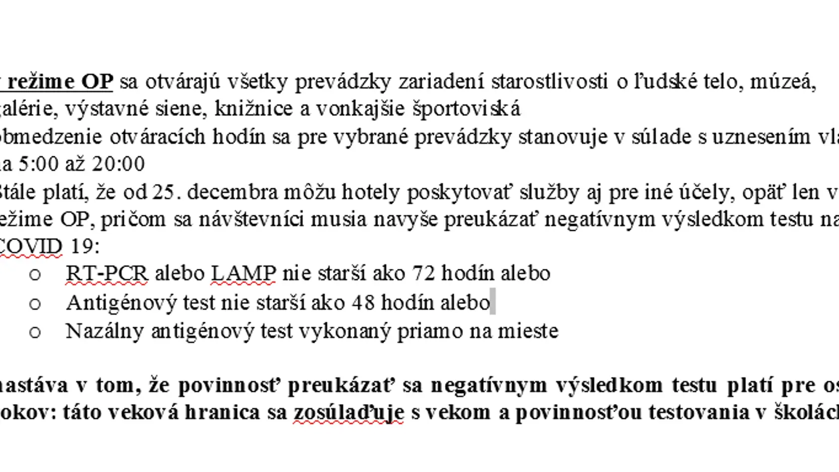 Nové opatrenia sú platné od 17. decembra 2021.