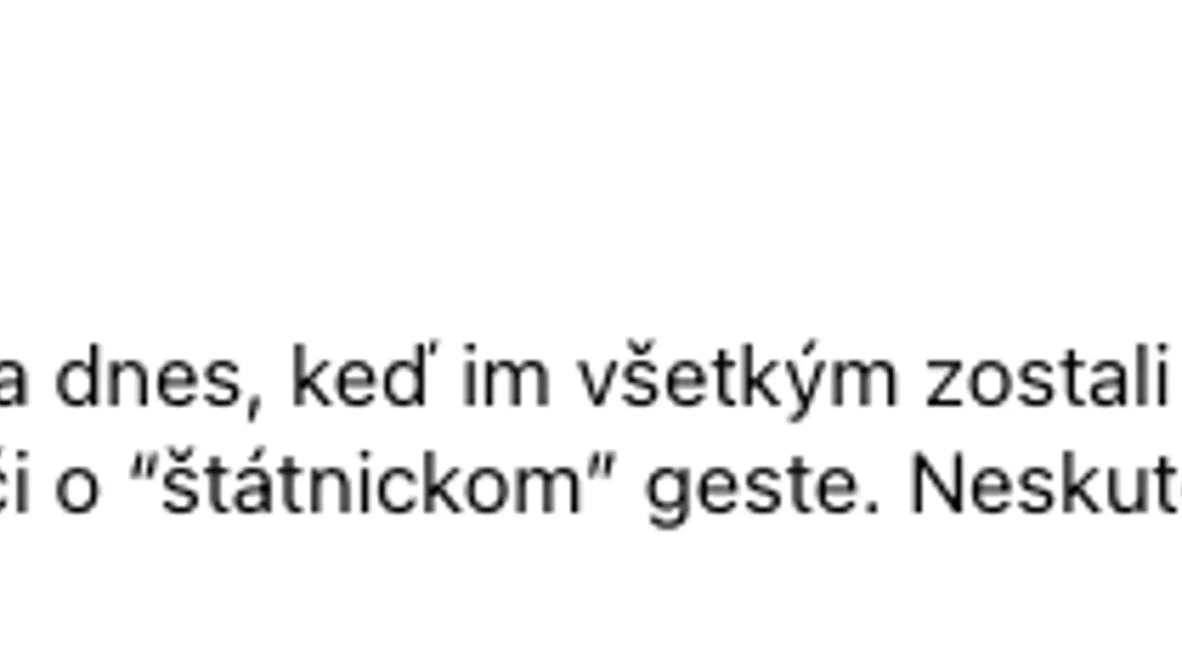 Belicovej statusy, ktorými komentuje aktuálne politické dianie.