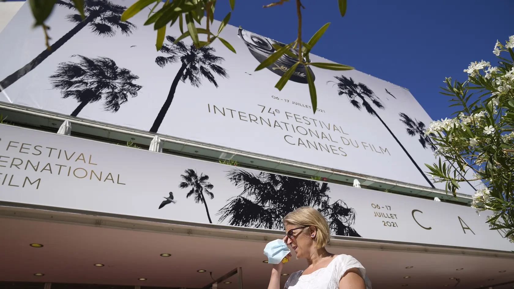 Festivalový palác , v ktorom sa odohráva Medzinárodny filmový festival v Cannes na juhu Francúzska.