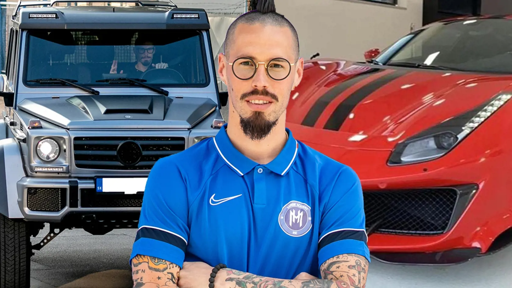 Jeho slabosť pre luxusné autá je dobre známa. Marek Hamšík ukázal fanúšikom, aké „žihadlá“ skrýva v garáži. Jeho vozový park vás posadí na zadok.