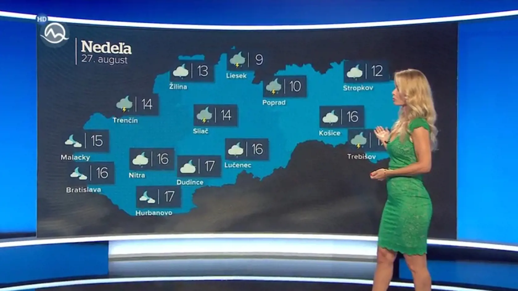 Mirka Almásy predviedla na obrazovkách poriadne zväčšené bruško.