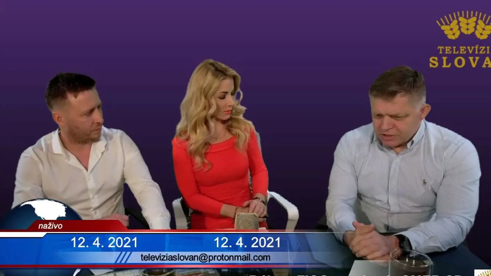 Peter Kotlár, Martina Šimkovičová a Robert Fico.