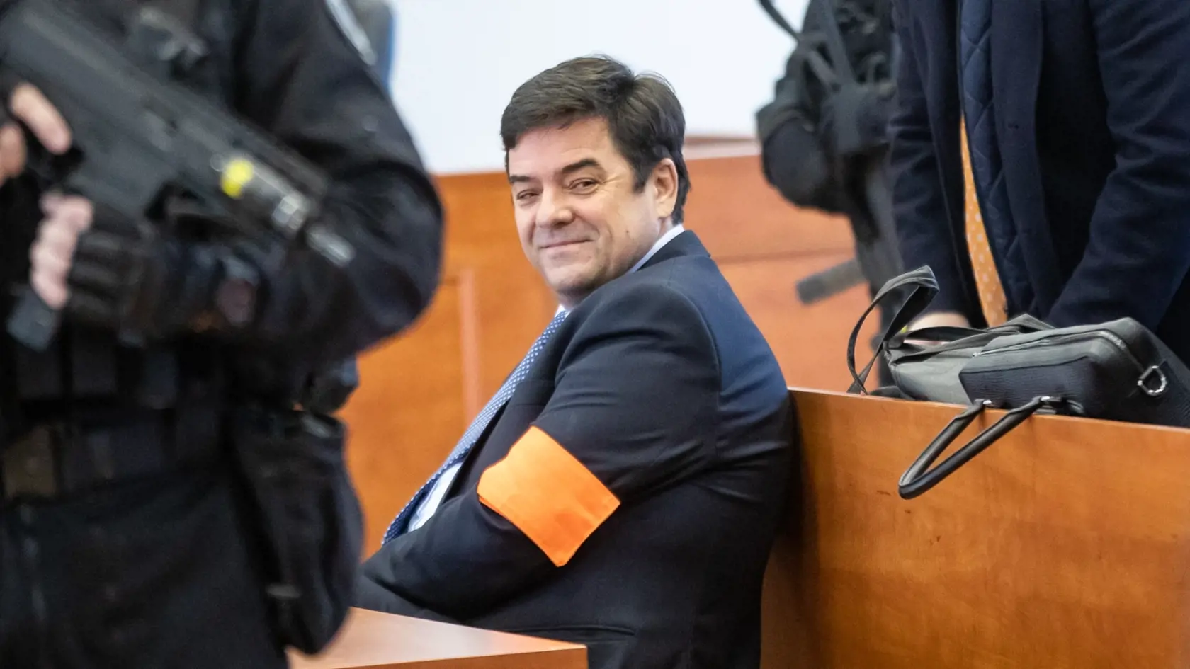 Súdne pojednávanie kauza zmenky. Na fotke je Marian Kočner v čase, kedy ešte nevedel rozsudok.