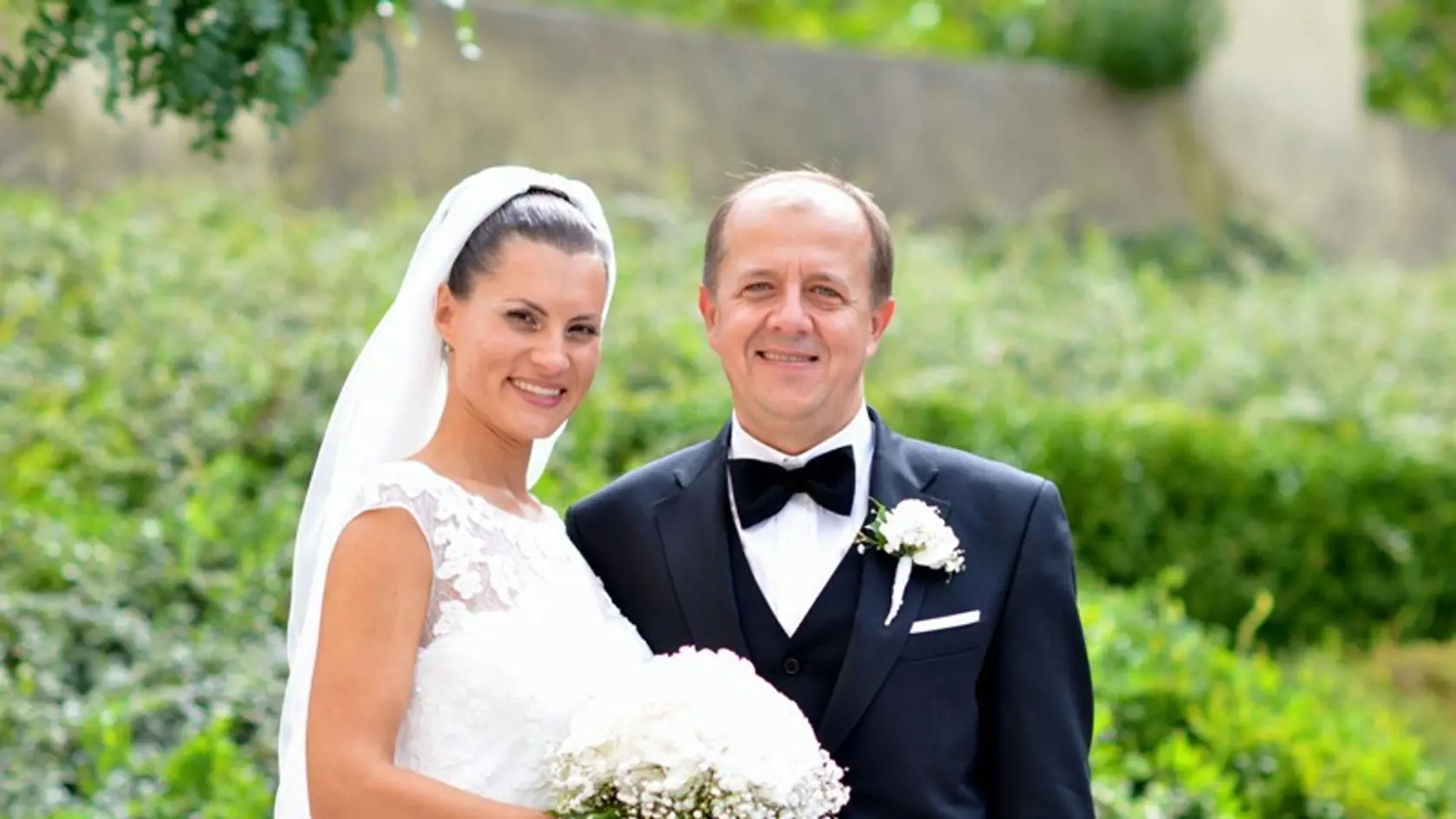 Novomanželia Rybníčkovci: Lucia a Richard.