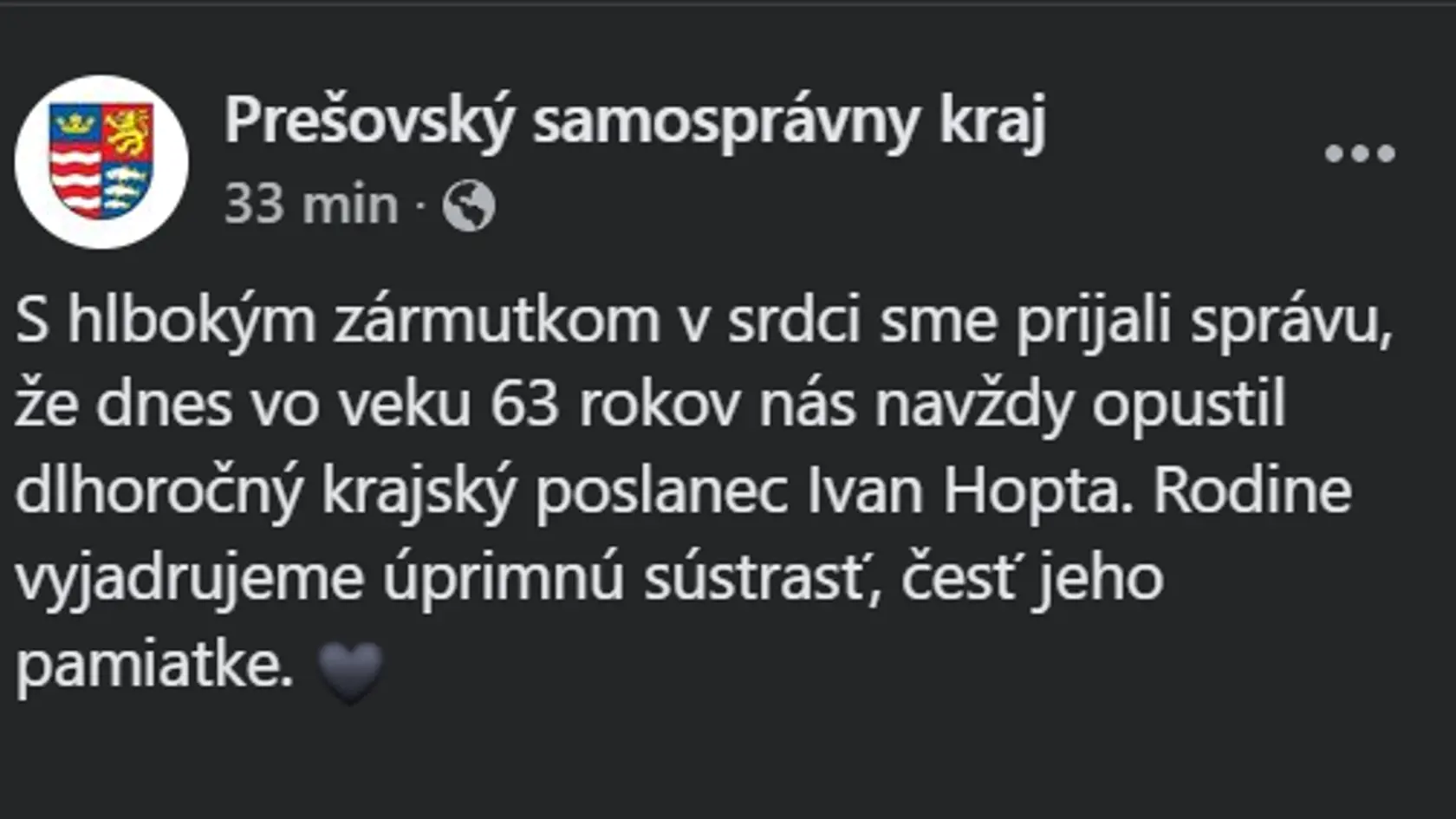 Ivan Hopta bol dlhoročný krajský poslanec Prešovského kraja. Takto na neho spomínajú bývalí kolegovia.