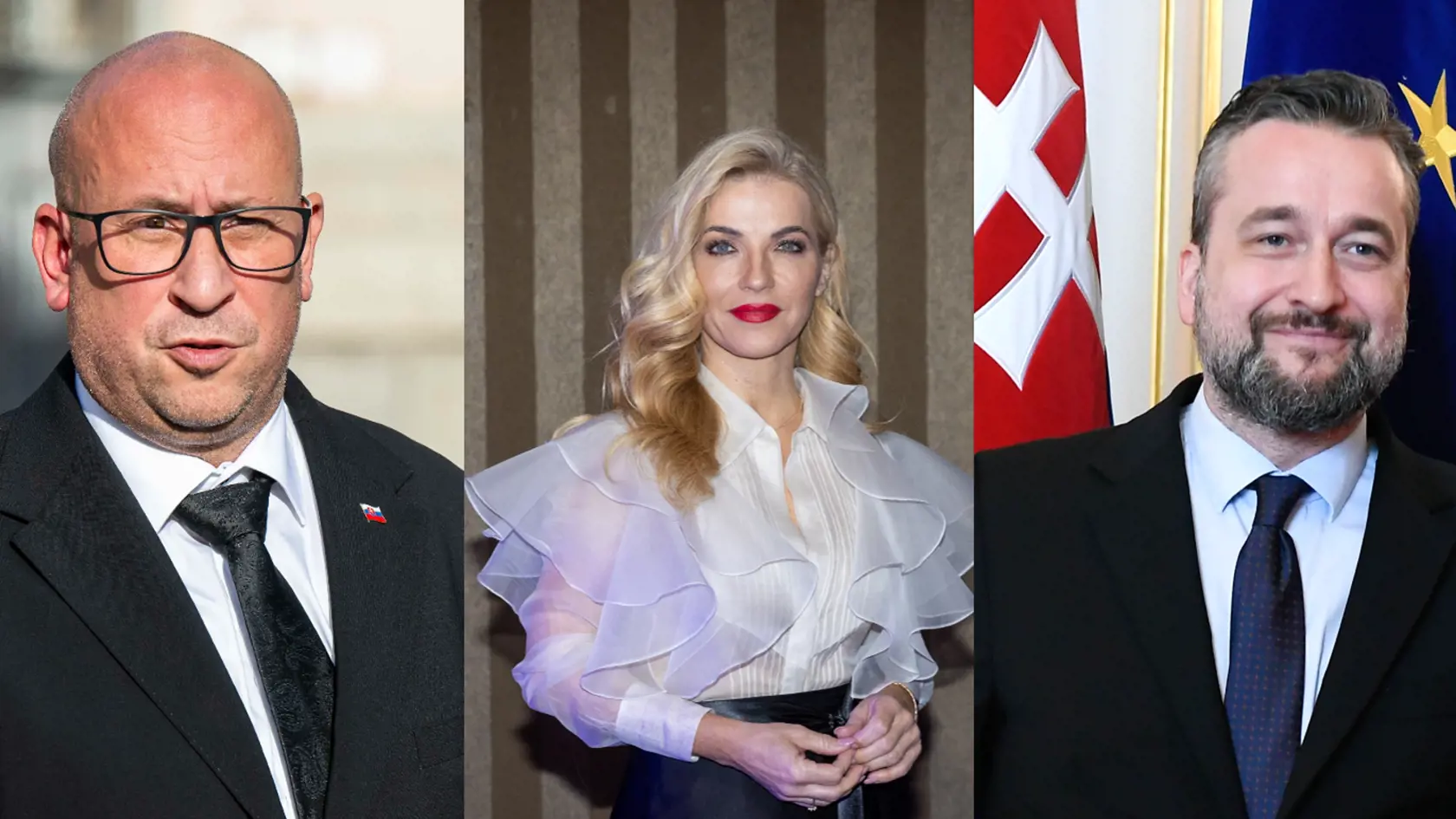 Jozef Ráž, Martina Šimkovičová, Ľuboš Blaha na kombonímke