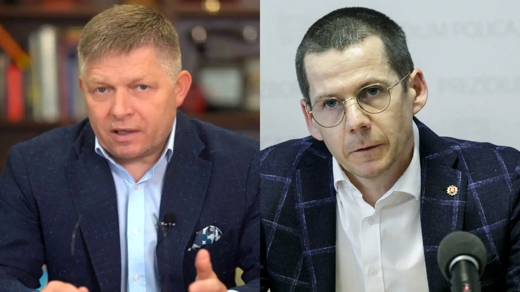 Zľava Robert Fico a Štefan Hamran.