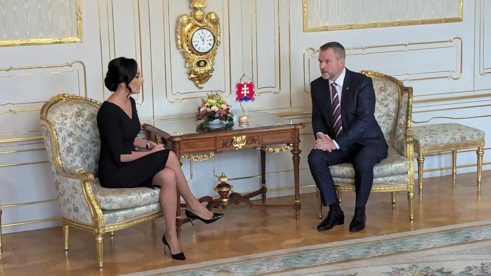 Končiaca ministerka zdravotníctva Zuzana Dolinková (Hlas-SD) podáva svoju demisiu u prezidenta SR Petra Pellegriniho.