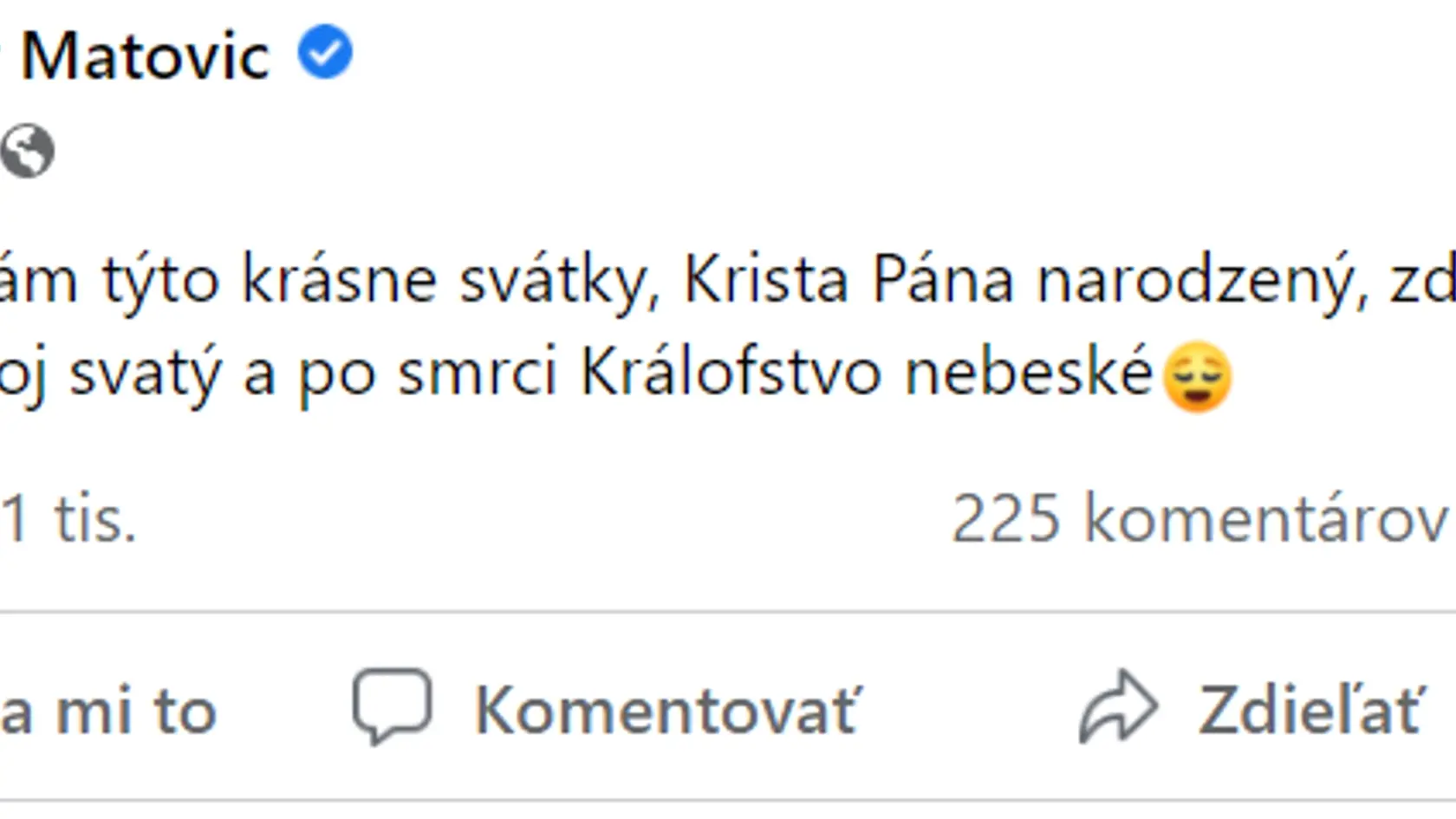 Vianočný vinš Igora Matoviča v "trnafčine".