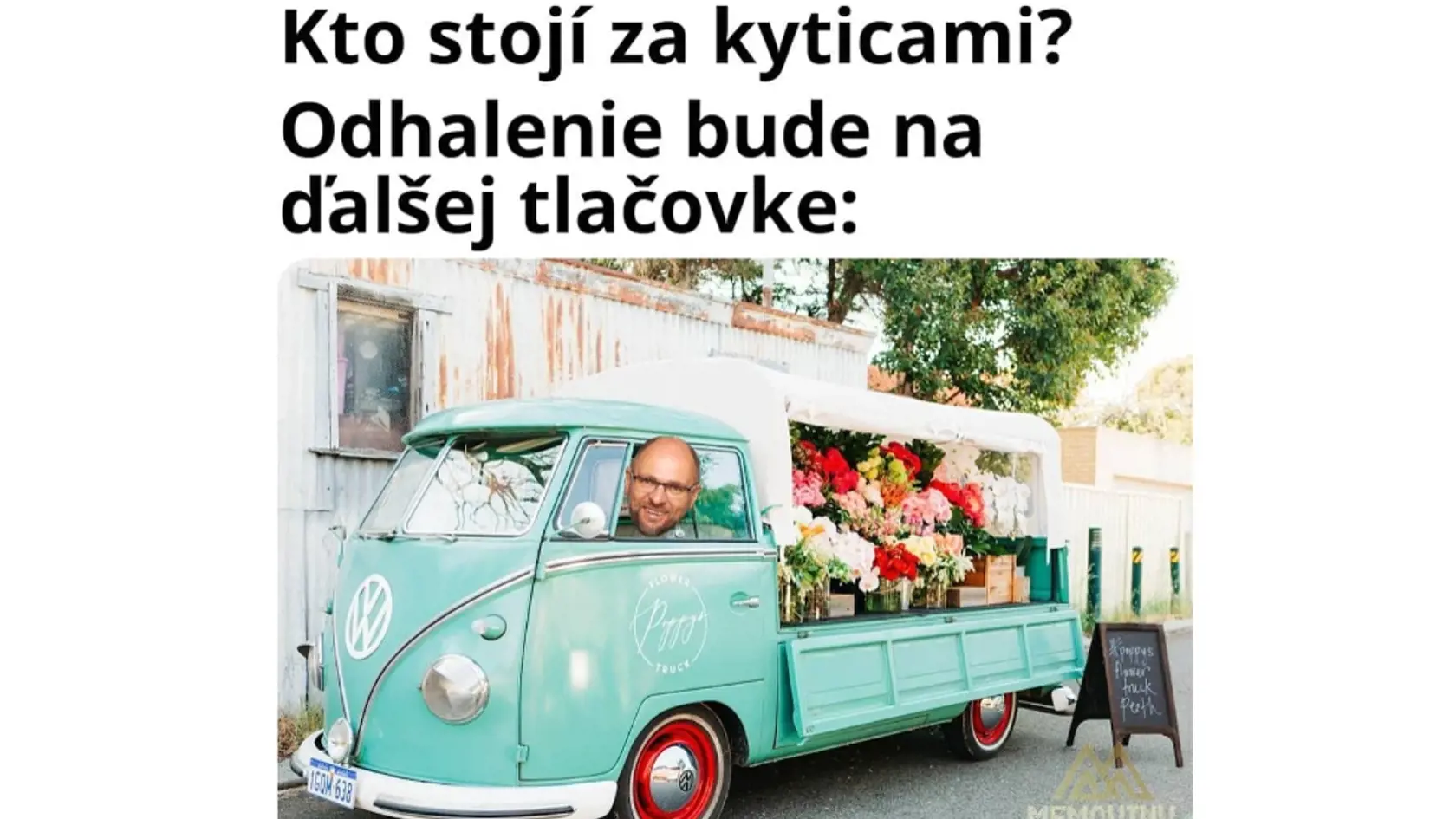 Humoristi si myslia, že Igor Matovič bude mať už onedlho ďalšiu tlačovku, na ktorej prezradí svoje zistenia, že za kyticami pre Zuzanu Baťovú je minister hospodárstva Richard Sulík. Donedávna bol práve Sulík hlavným terčom tlačoviek Matoviča, ako aj jeho statusov na sociálnej sieti.