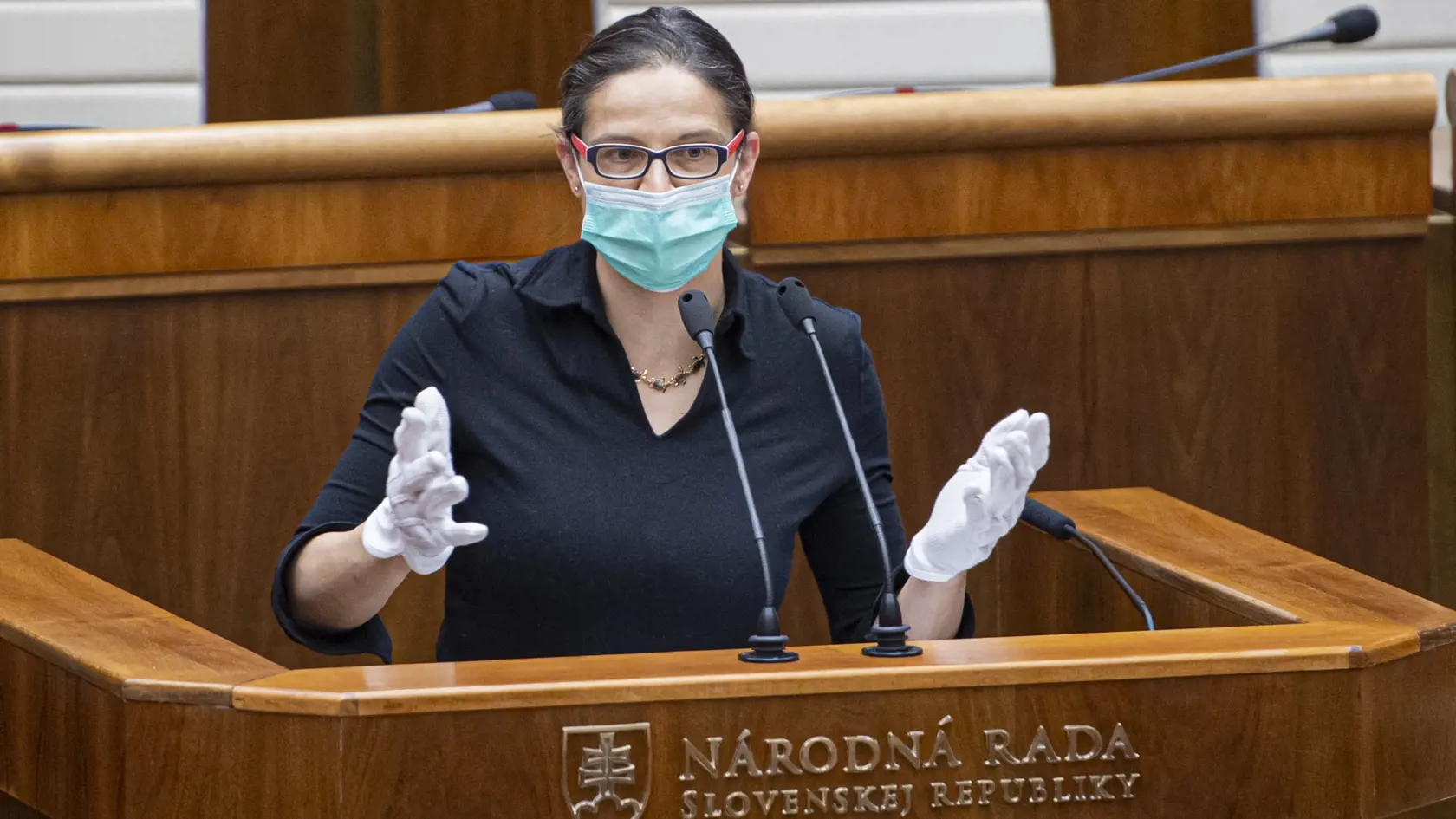 Na snímke je ministerka spravodlivosti SR Mária Kolíková (Za ľudí).