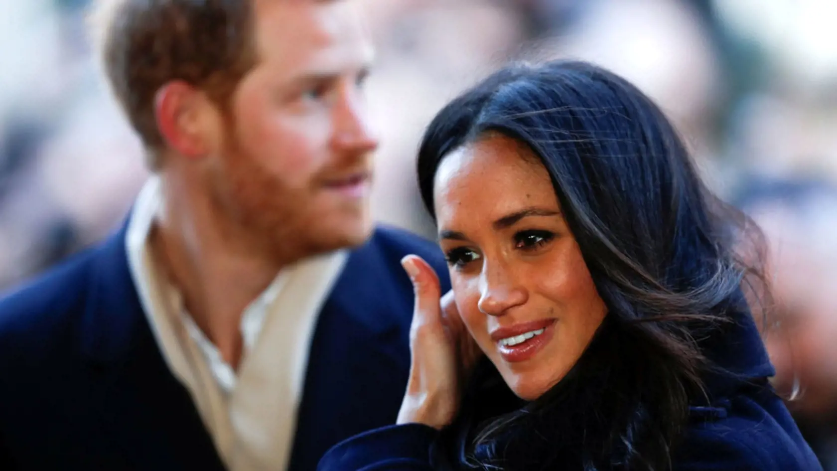 Britain's Prince Harry and his fiancee Meghan Markle arrive at an event in Nottingham, Britain, December 1, 2017. REUTERS/Adrian Dennis/Pool