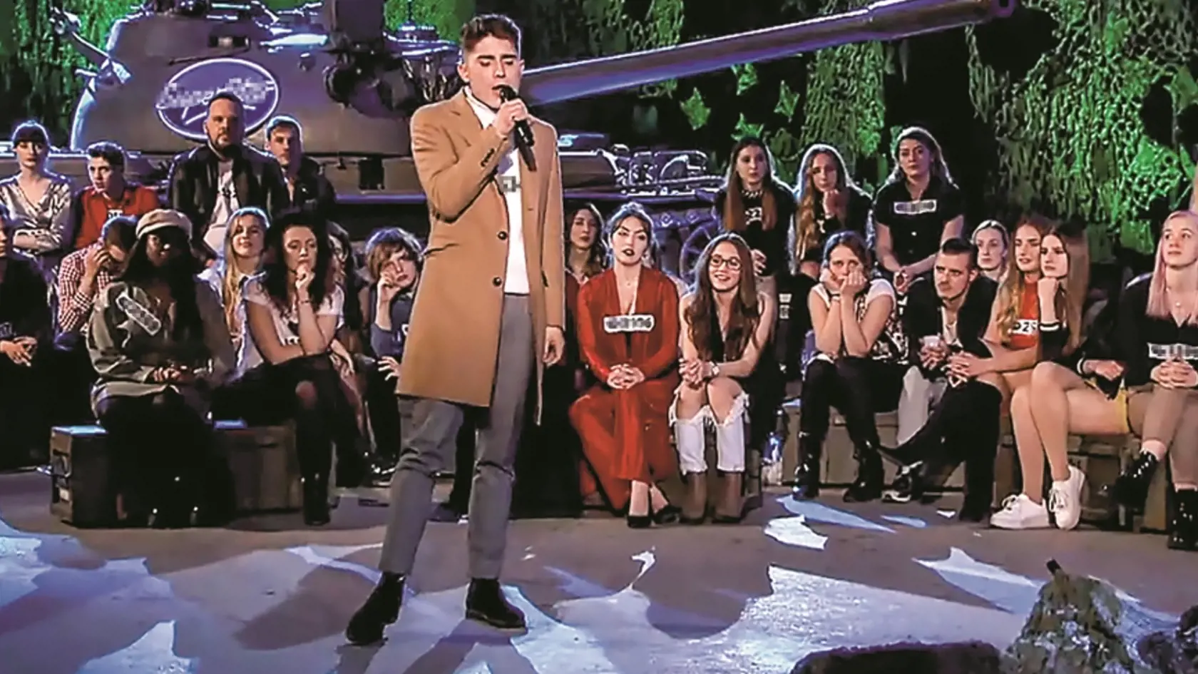 Tima prišla na kasting podporiť Eliška Rusková, ktorá obsadila v SuperStar 2018 druhé miesto.