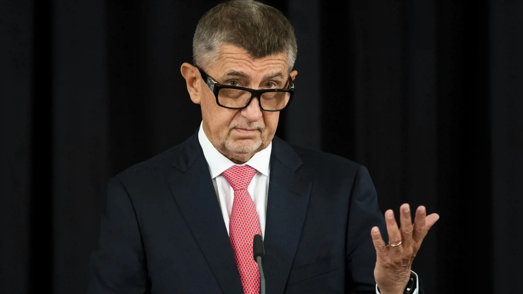 Na snímke predseda vlády ČR Andrej Babiš