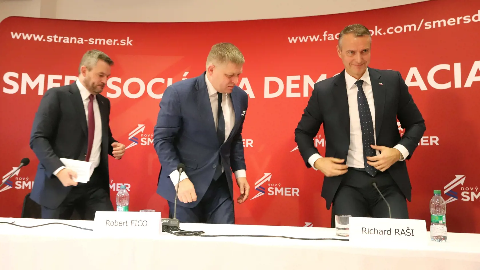 Na snímke predseda strany SMER - sociálna demokracia Robert Fico