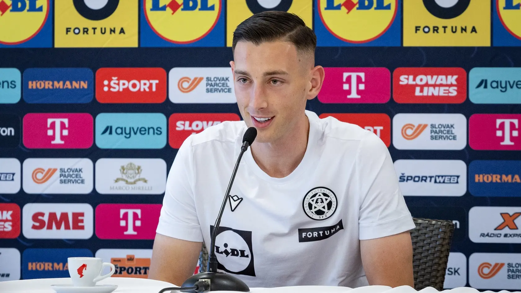Slovenský reprezentačný útočník Róbert Boženík.